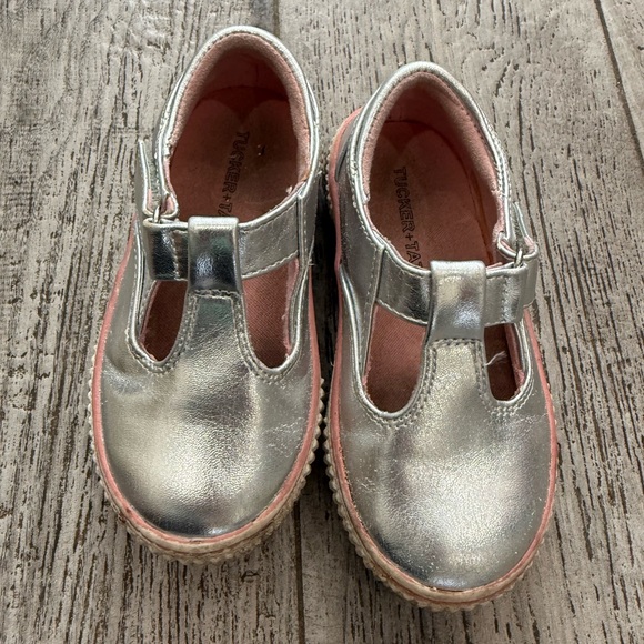 Tucker + Tate Other - Great condition Tucker + Tate Silver Kids girls silver Shoes size 7